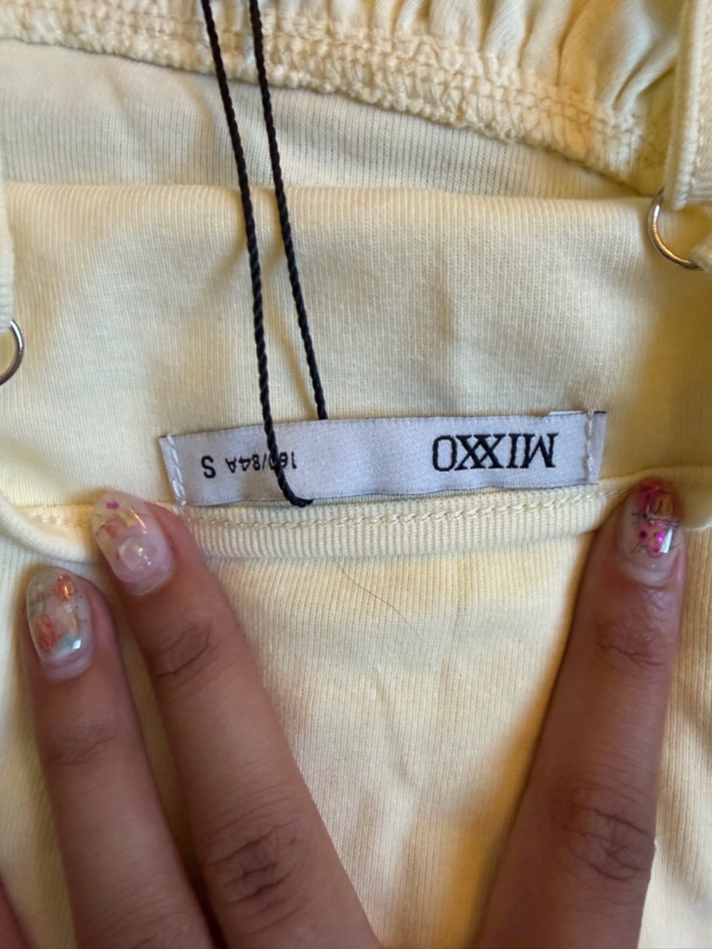 Butter Yellow Lace-Trim Cami Tank Top - Picture 5 of 5